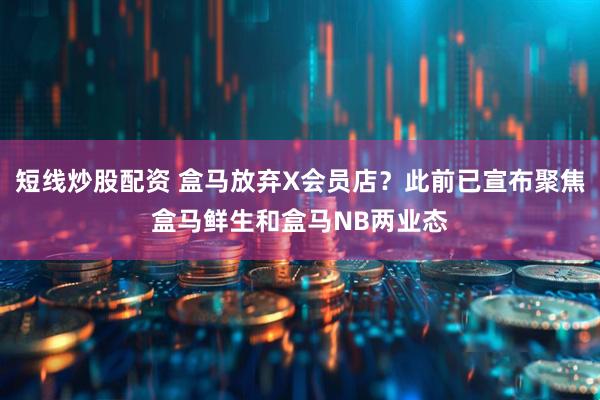短线炒股配资 盒马放弃X会员店？此前已宣布聚焦盒马鲜生和盒马NB两业态